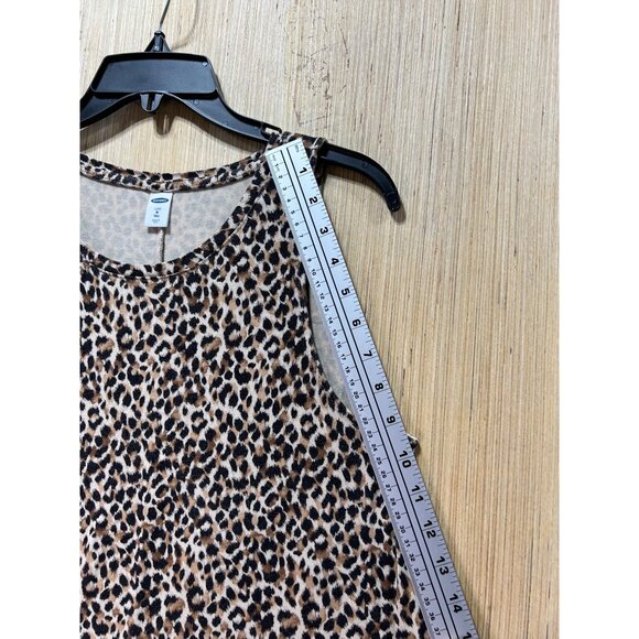 Old Navy - Women's Leopard Print Tank Top - Black/White - Medium - Picture 5 of 11